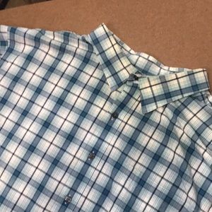 SYNRGY from DXL short sleeve button-up BBQ shirt